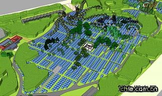 曙光防災公園第二棚宿區(qū)鳥瞰圖