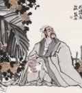 陶淵明與菊花(圖)
