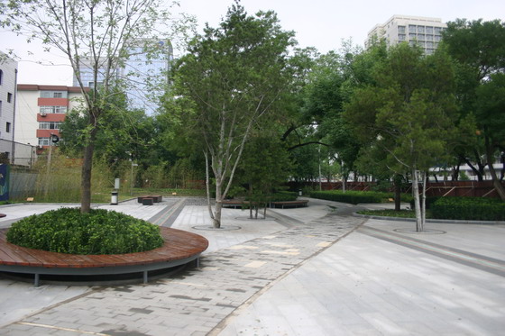 清華東路道路綠化工程學(xué)院廣場