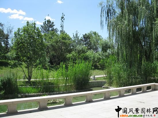 中國工程院甘霖池景區(qū)側面效果圖