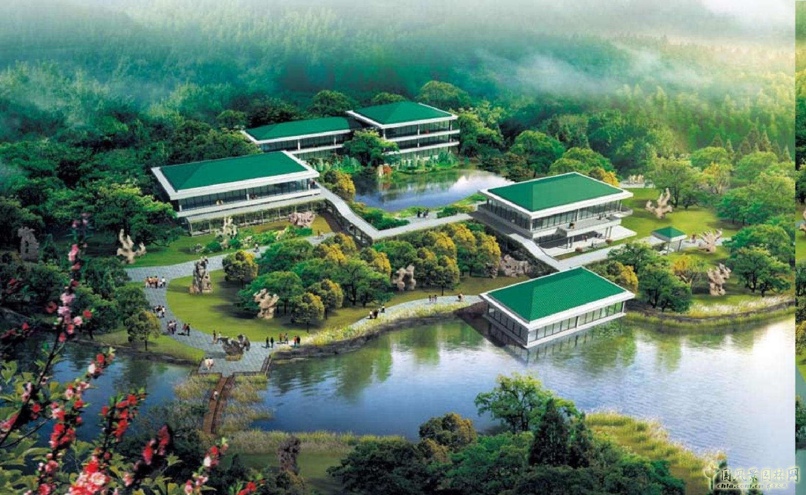 劉秀晨 綠色的云 費(fèi)縣石苑 規(guī)劃設(shè)計(jì) 中國(guó)風(fēng)景園林網(wǎng)