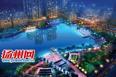 道路綠化提升蝶湖公園亮化 維揚路將成景觀大道