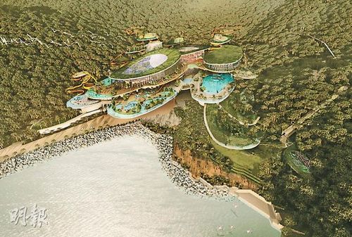 海洋公園昨向南區(qū)區(qū)議會呈上大樹灣水上樂園的設(shè)計圖