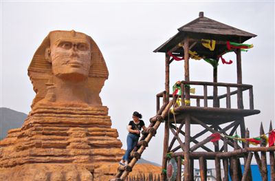 獅身人面像 復(fù)制品 山寨版獅身人面像