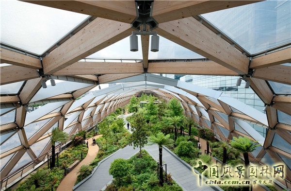 倫敦Crossrail車站屋頂花園景觀設計