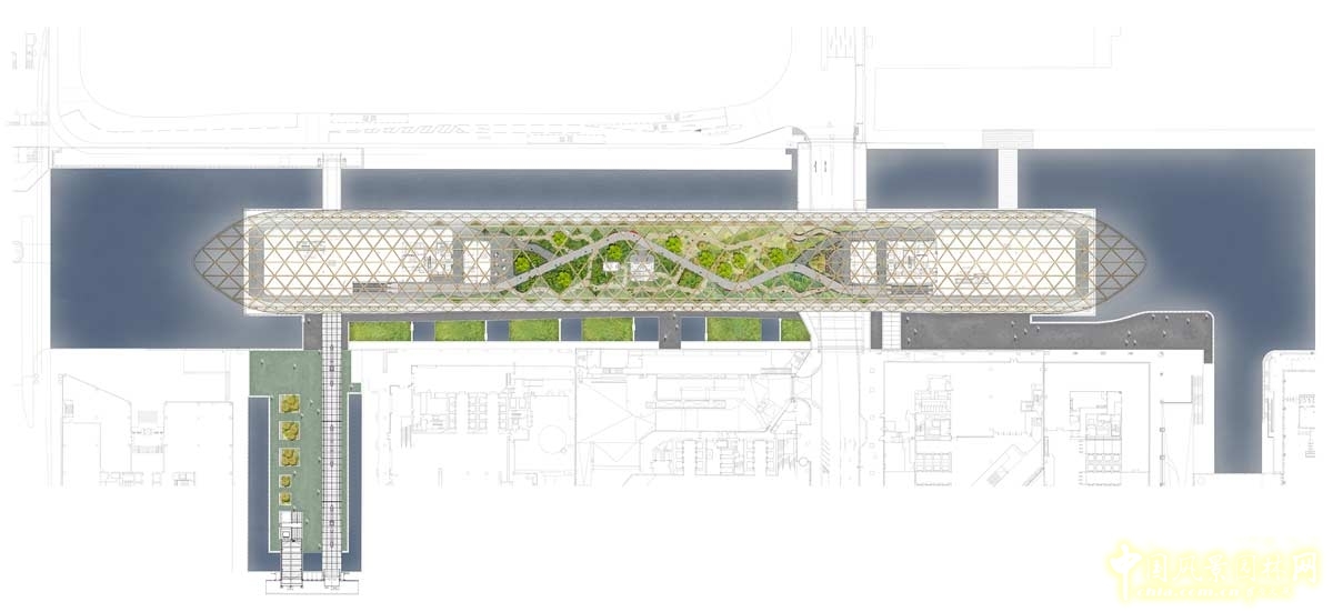 倫敦Crossrail車站屋頂花園景觀設(shè)計