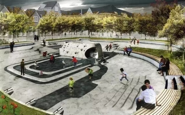 可蓄水廣場——讓城市看海變成看風景