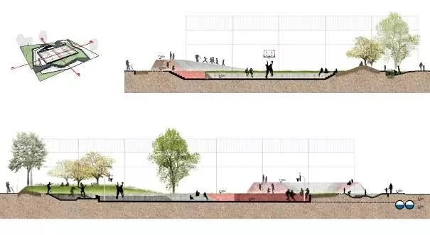 可蓄水廣場——讓城市看海變成看風景