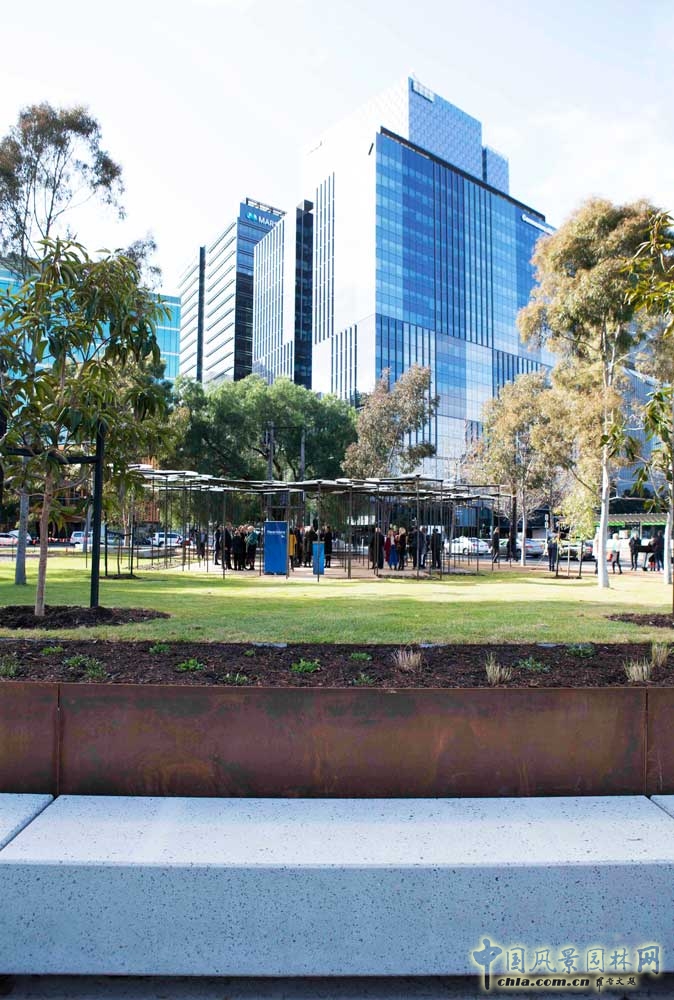墨爾本海港區(qū)城市公園一期工程景觀