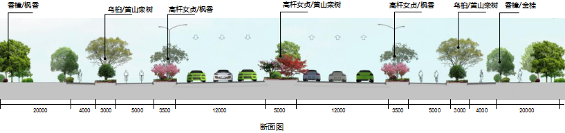 2016園冶杯專業(yè)獎(jiǎng)參賽項(xiàng)目: 懷遠(yuǎn)縣S307道路園林景觀工程設(shè)計(jì)