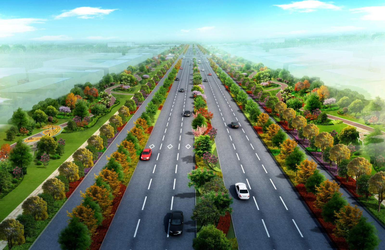2016園冶杯專業(yè)獎(jiǎng)參賽項(xiàng)目: 懷遠(yuǎn)縣S307道路園林景觀工程設(shè)計(jì)