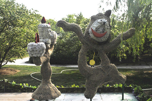 中國風景園林網考察世界花卉大觀園