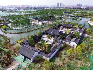 侯臺(tái)濕地公園基本竣工