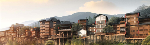 園冶杯專(zhuān)業(yè)獎(jiǎng)：安居古城濱江路景觀改造