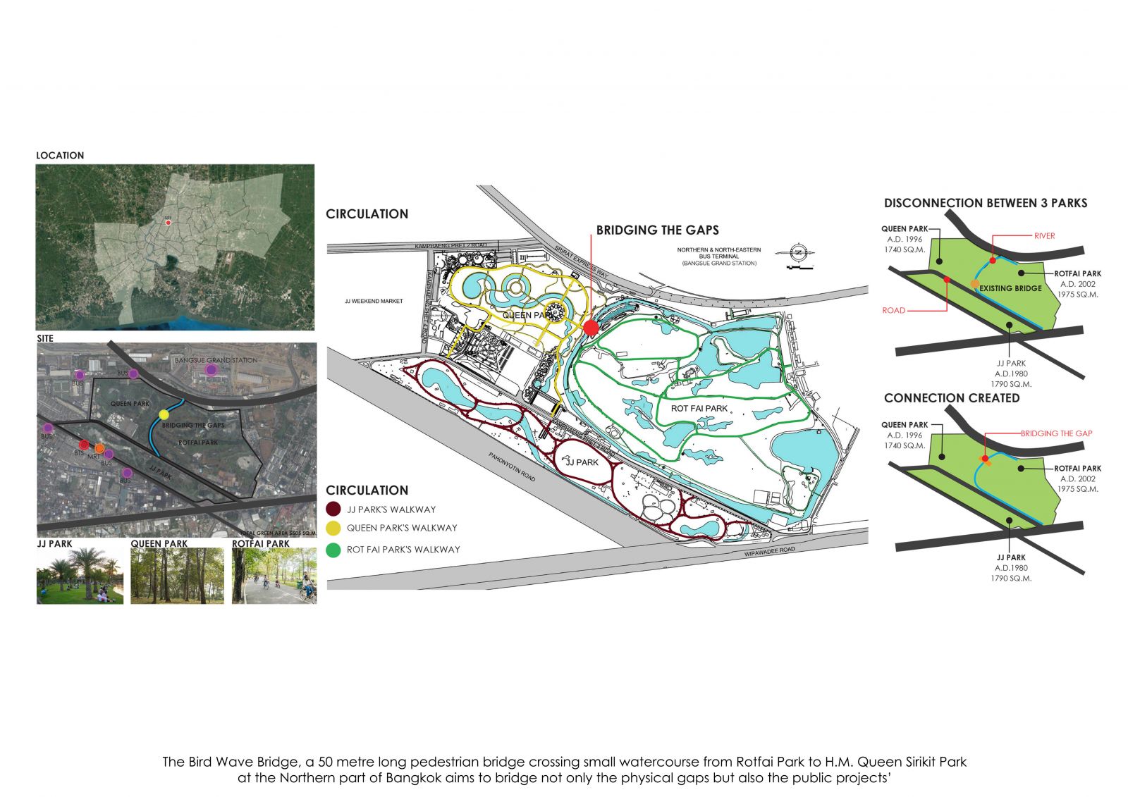 連接城市空間的和諧形式——“飛虹橋”景觀設計方案