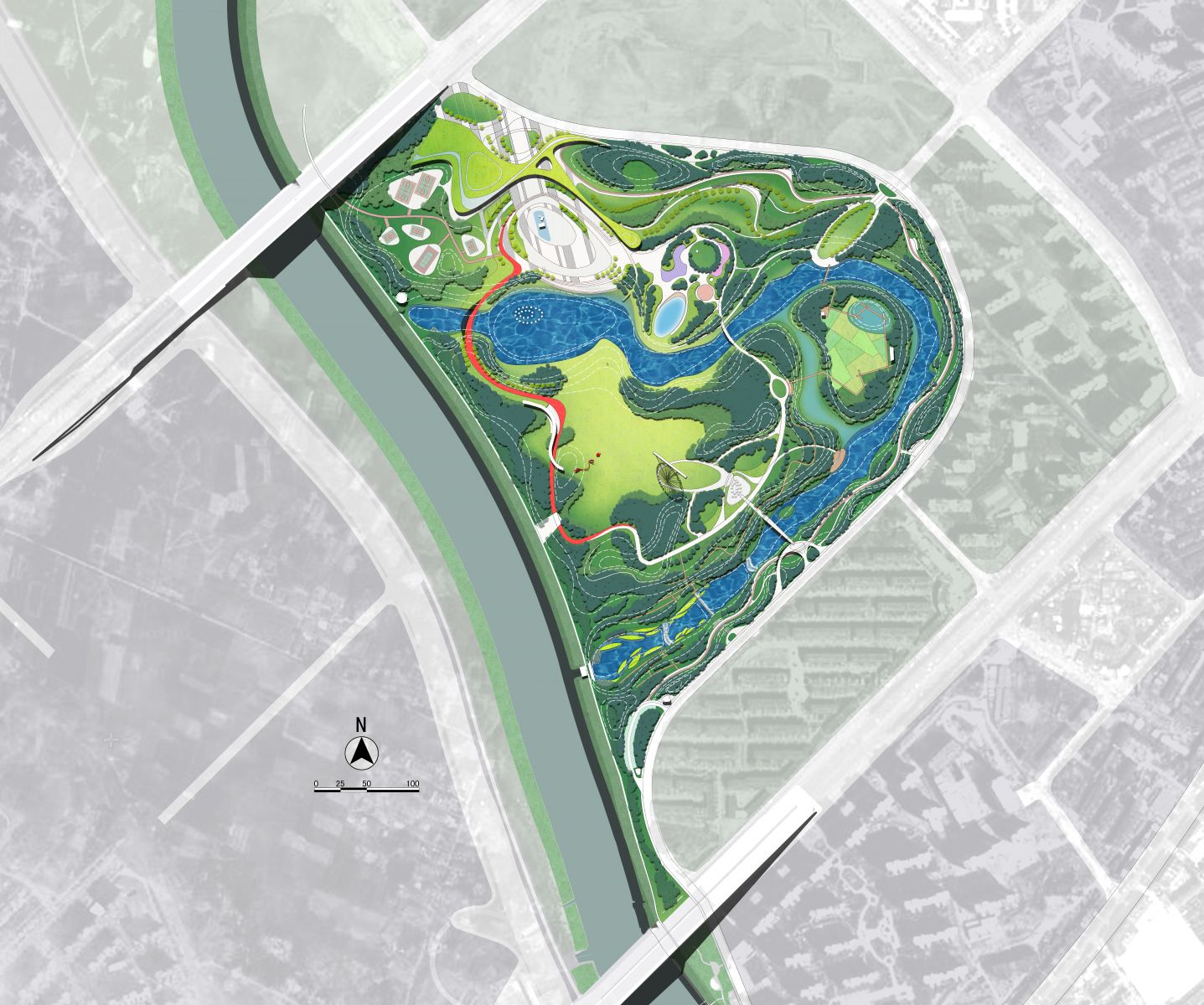 園冶杯專業獎：合肥市肥西縣濱河公園