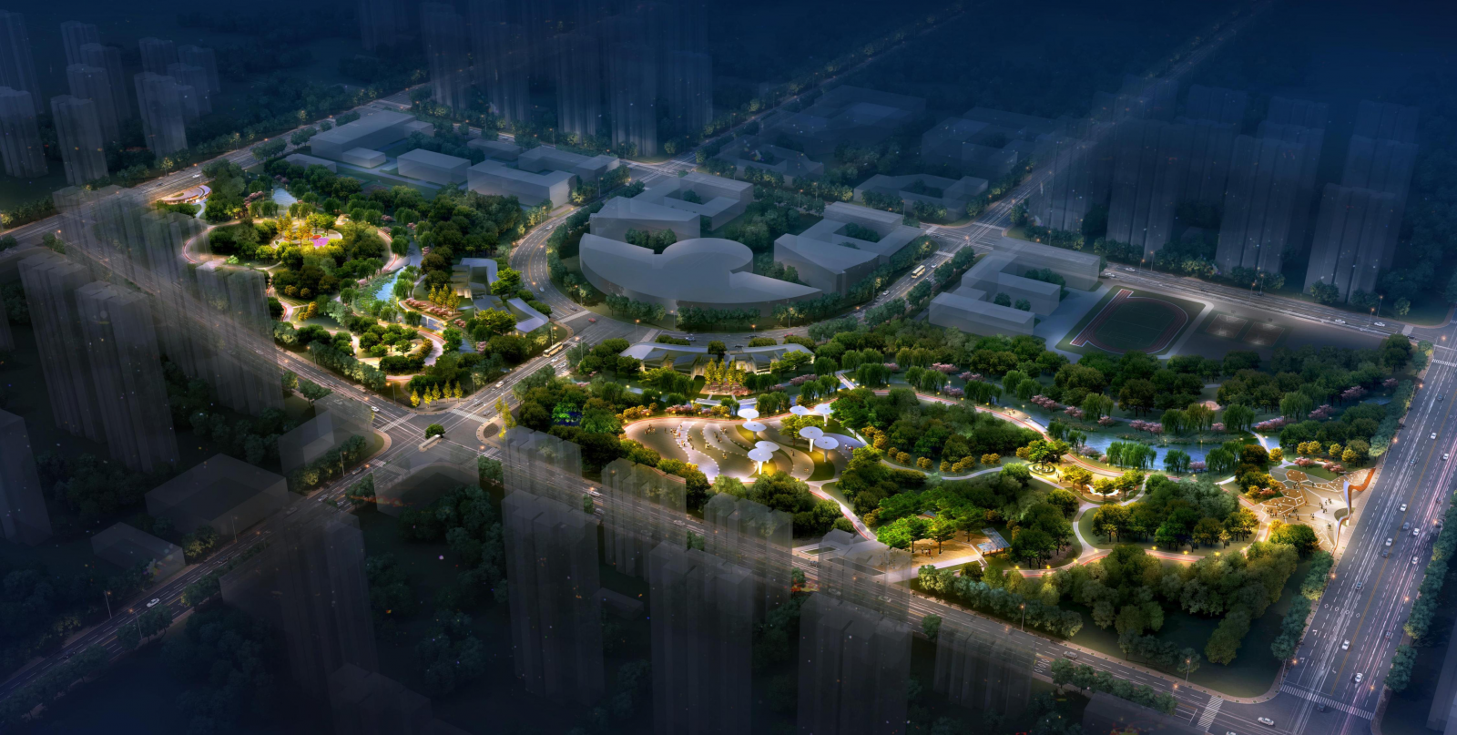 園冶杯專業(yè)獎(jiǎng)：天津市雙青公園景觀方案設(shè)計(jì)