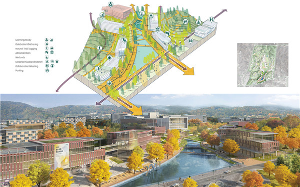 信陽(yáng)學(xué)院南灣校區(qū)校園規(guī)劃