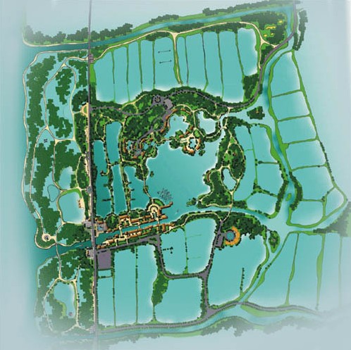 深圳西部海上田園風光度假村設(shè)計