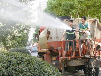 黃石城區(qū)樹木花草紛紛中暑 專家：10點(diǎn)后別澆水