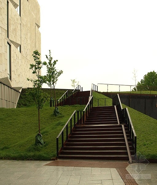 HJLA設計的丹麥畢馬威會計事務所總部的屋頂花園及入口區域