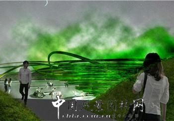 武漢園博會(huì)創(chuàng)意花園獲獎(jiǎng)作品(9)：綠色水渦